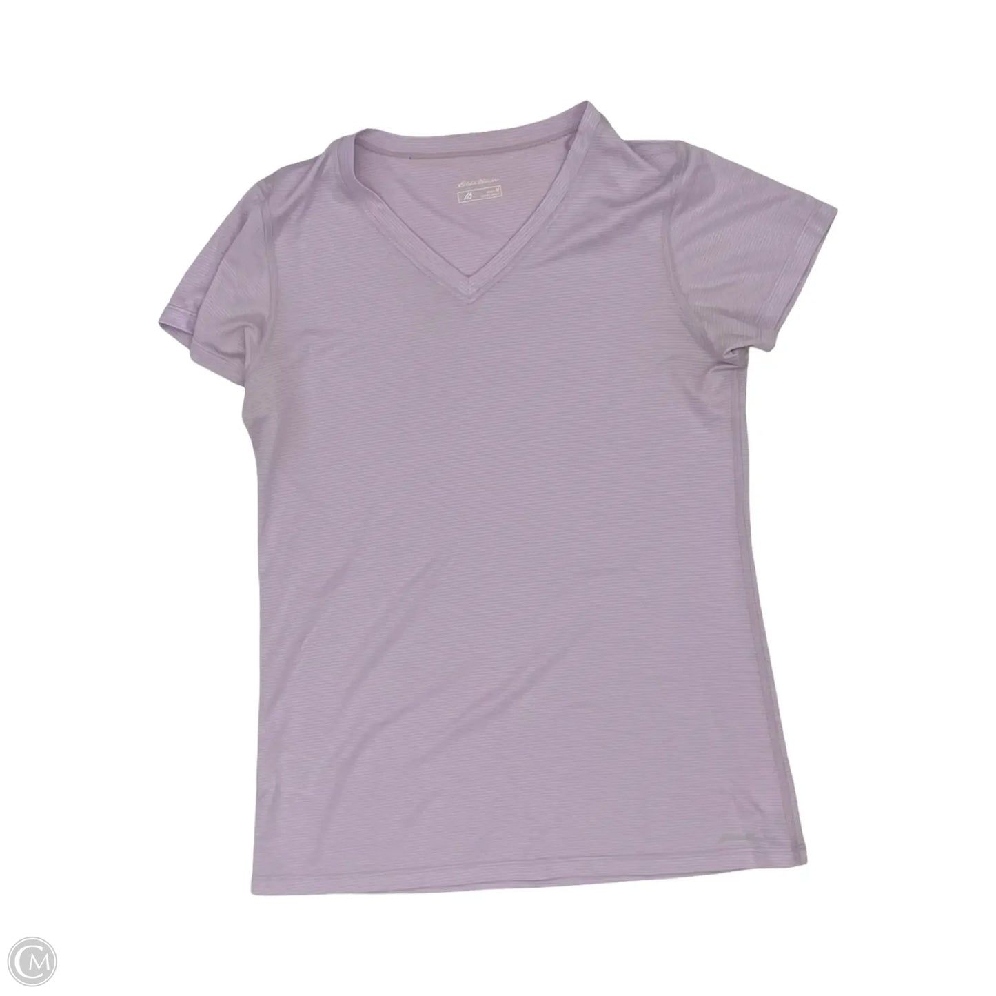 Athletic Top Short Sleeve By Eddie Bauer In Purple, Size: M