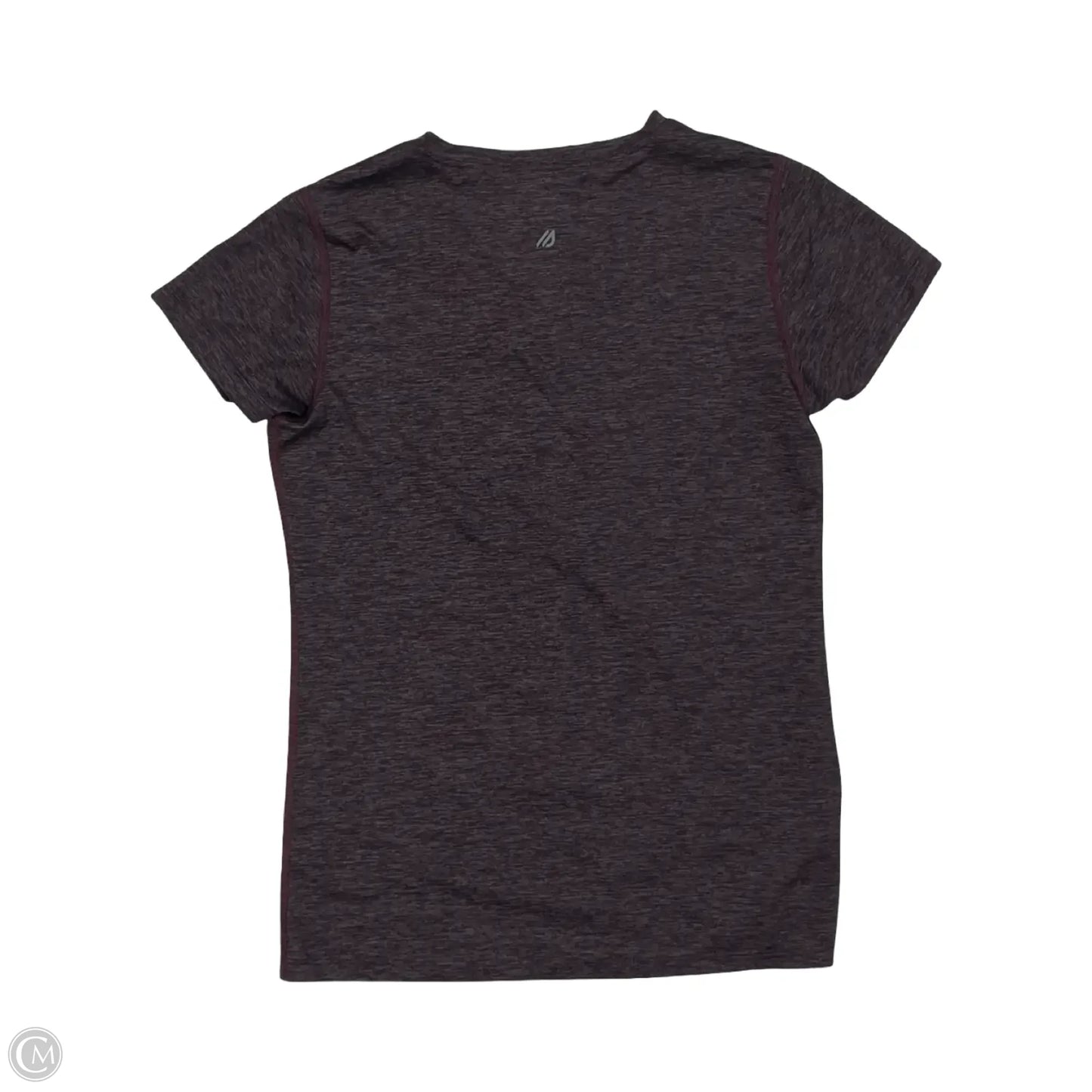Athletic Top Short Sleeve By Eddie Bauer In Maroon, Size: M