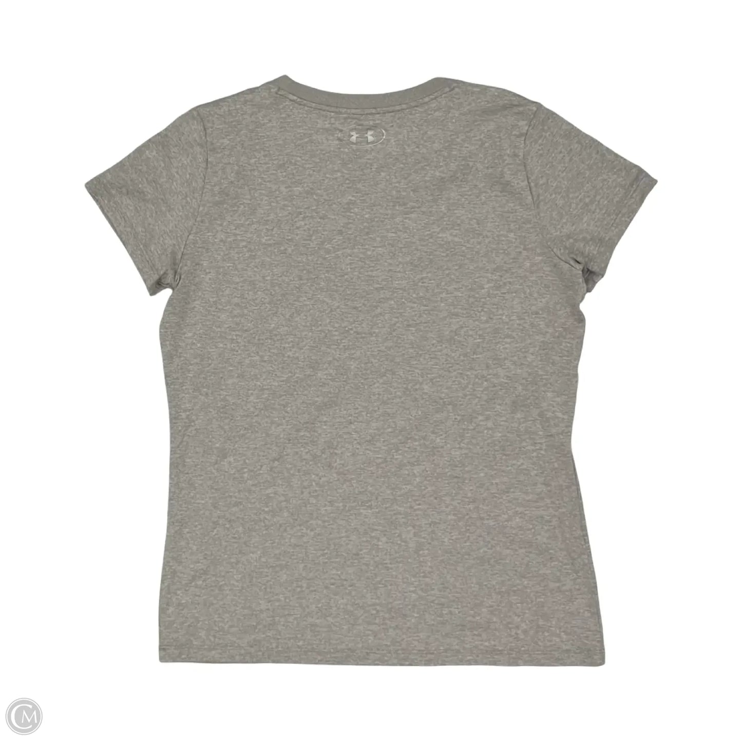 Athletic Top Short Sleeve By Under Armour In Tan, Size: S