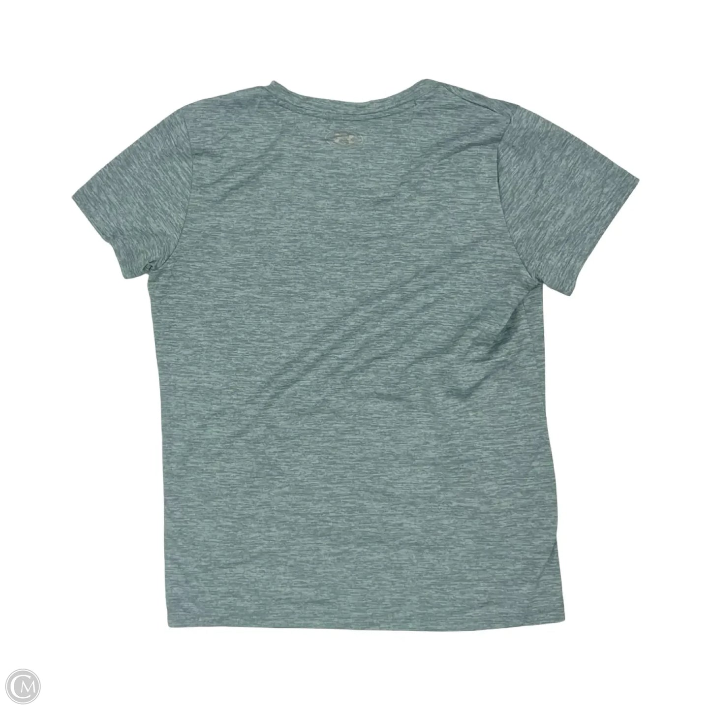 Athletic Top Short Sleeve By Under Armour In Green, Size: M