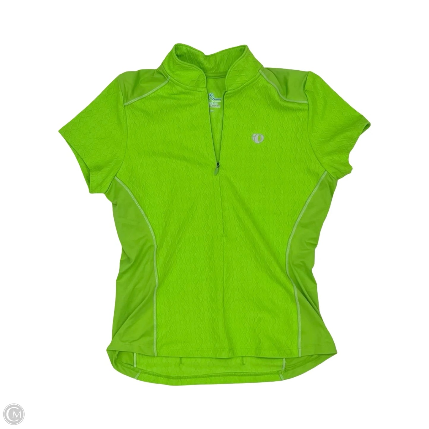 Athletic Top Short Sleeve By Pearl Izumi In Green, Size: M