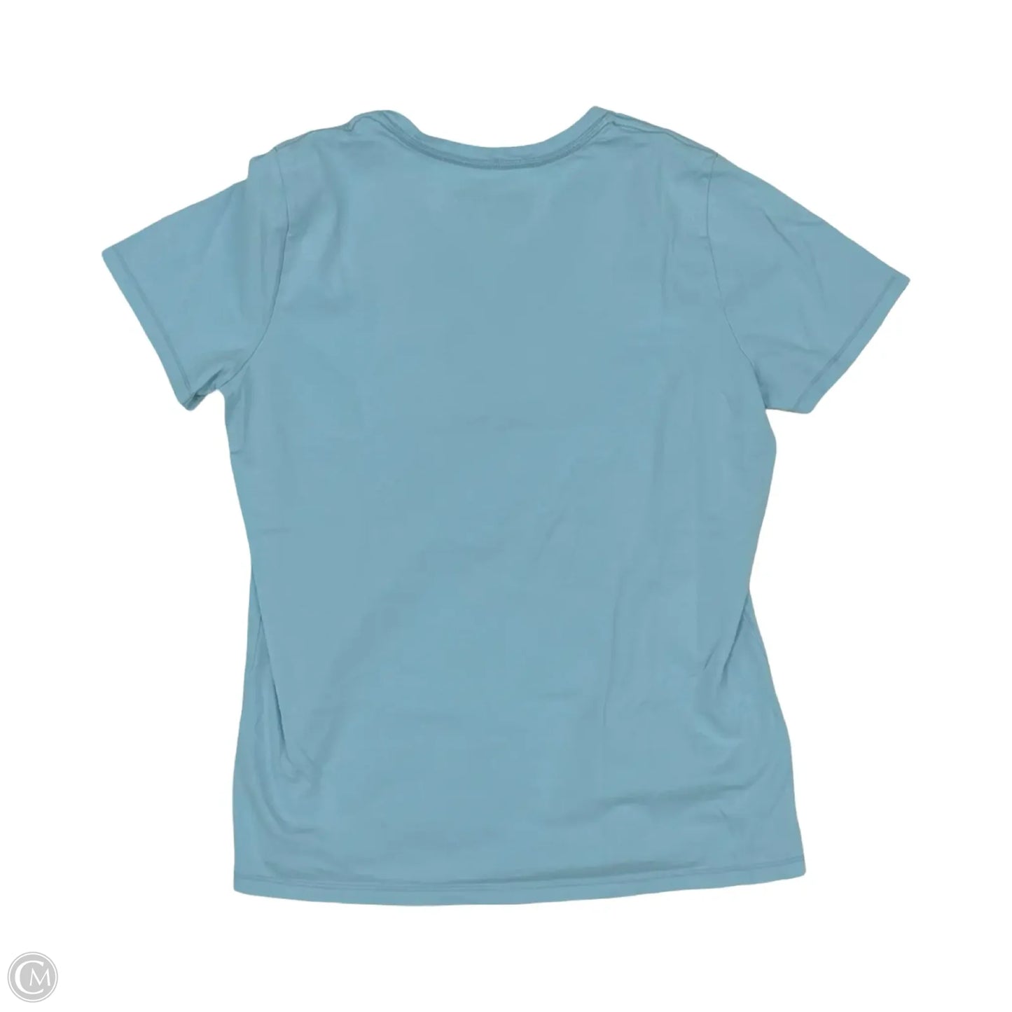 Top Short Sleeve By Life Is Good In Blue, Size: M