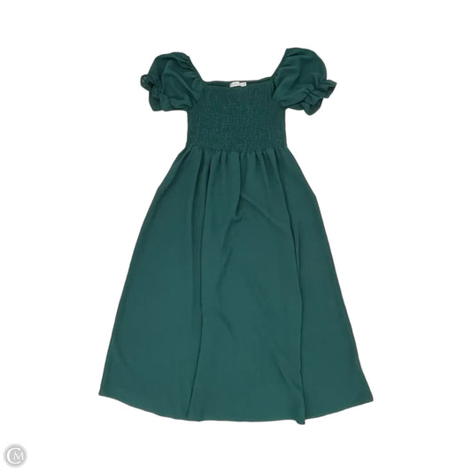 Dress Party Midi By Clothes Mentor In Green, Size: M