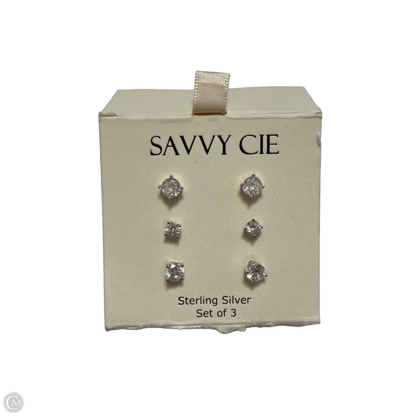 Earrings Stud By Cmc, Size: 03 Piece Set