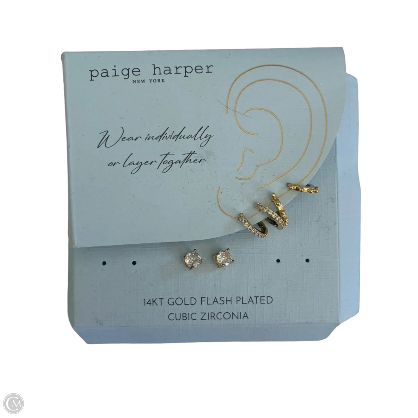 Earrings Stud By Clothes Mentor, Size: 03 Piece Set