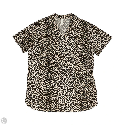 Dress Casual Short By H&m In Animal Print, Size: Xl
