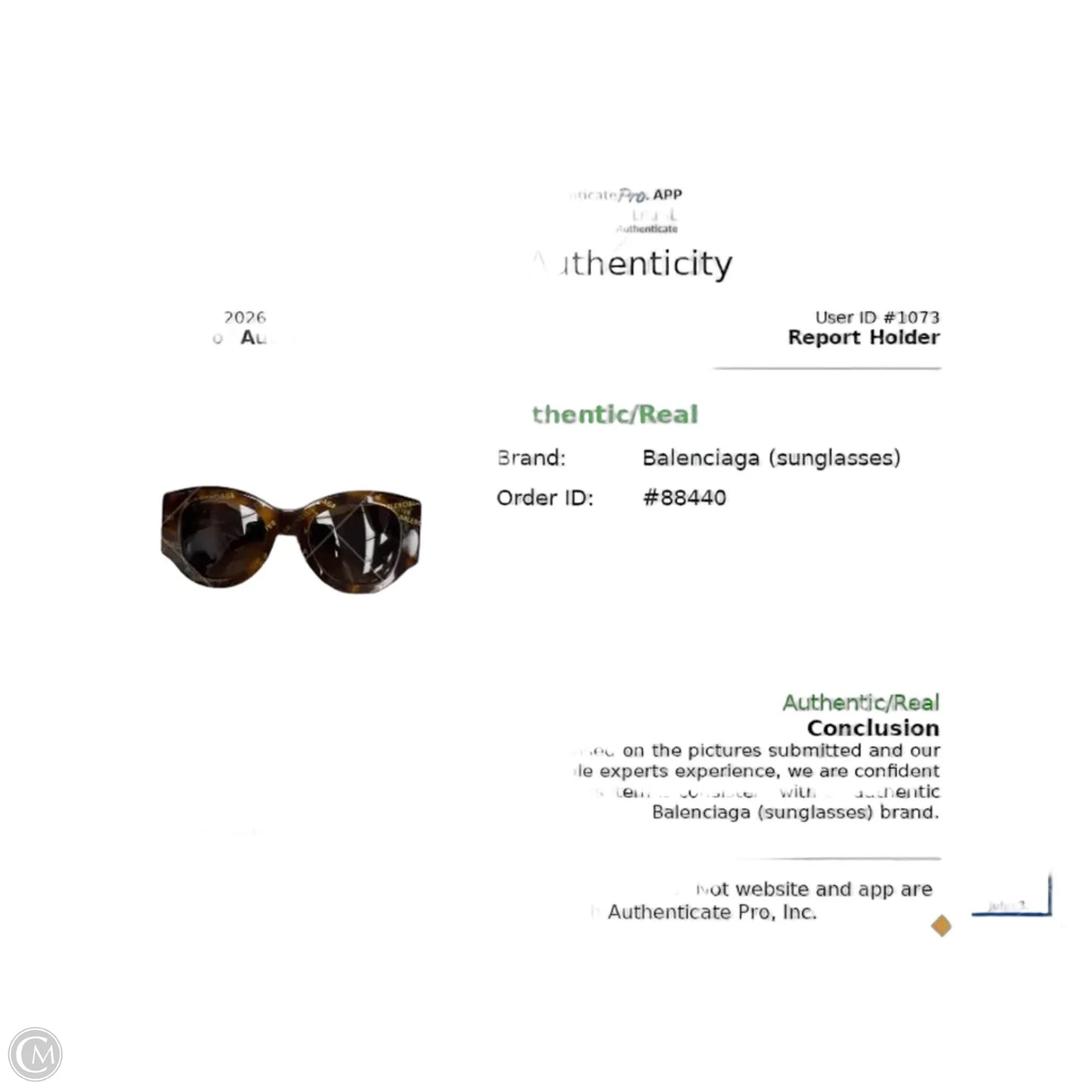Sunglasses Luxury Designer By Balenciaga