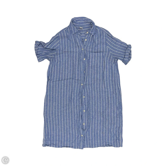 Dress Casual Short By Old Navy In Blue & White, Size: Xs