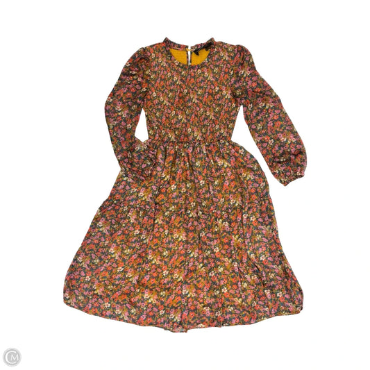 Dress Party Midi By Cmc In Floral Print, Size: Xs