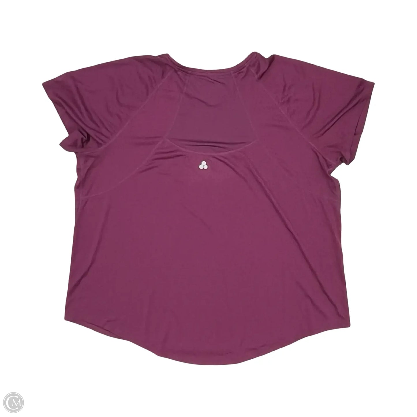 Athletic Top Short Sleeve By Tek Gear In Purple, Size: 2x