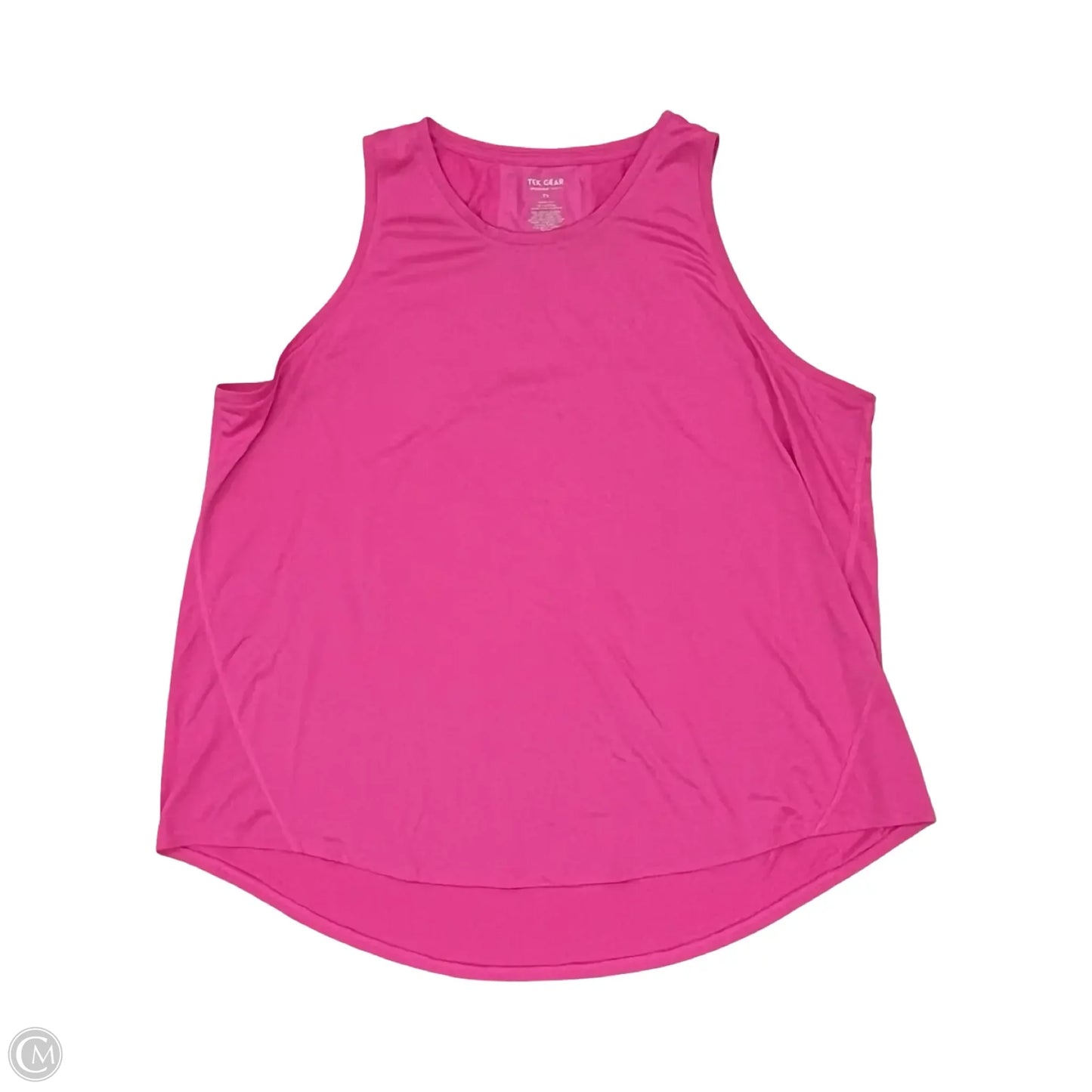Athletic Tank Top By Tek Gear In Pink, Size: 3x