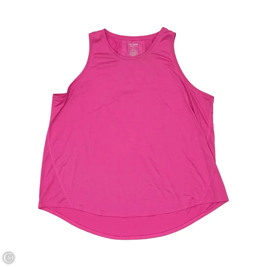 Athletic Tank Top By Tek Gear In Pink, Size: 3x