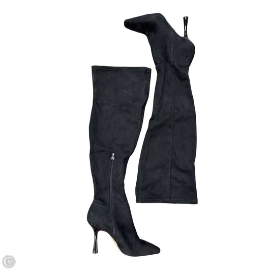 Boots Over-the-knee Heels By Mix No 6 In Black, Size: 8.5