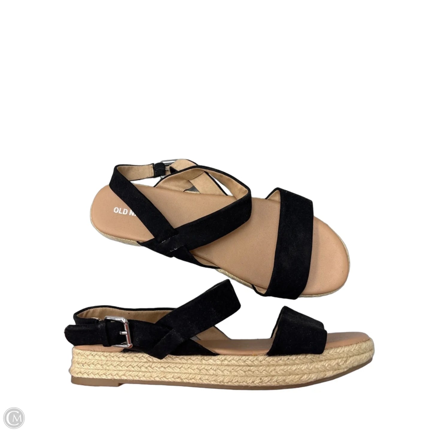 Sandals Flats By Old Navy In Black, Size: 10