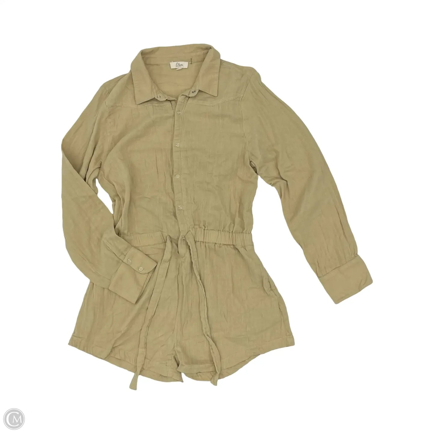 Romper By Elan In Tan, Size: L