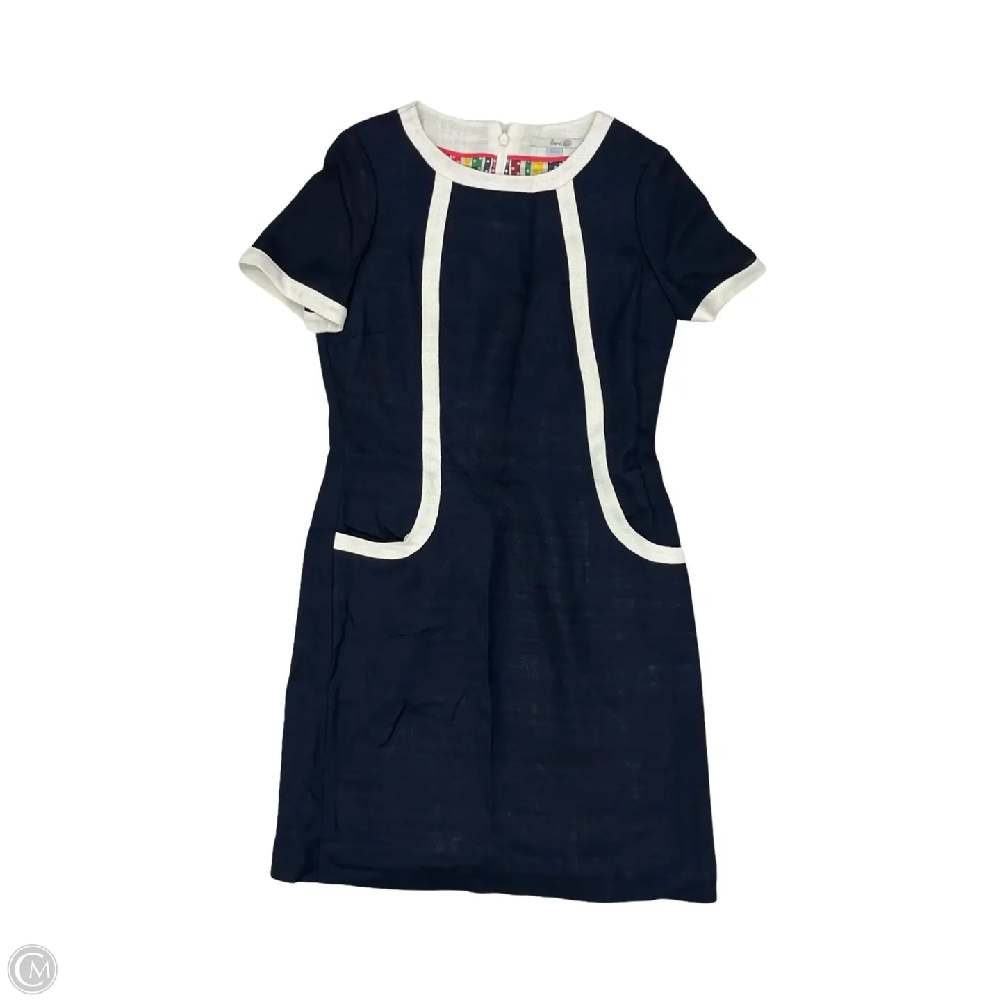 Dress Work By Boden In Blue & White, Size: 6