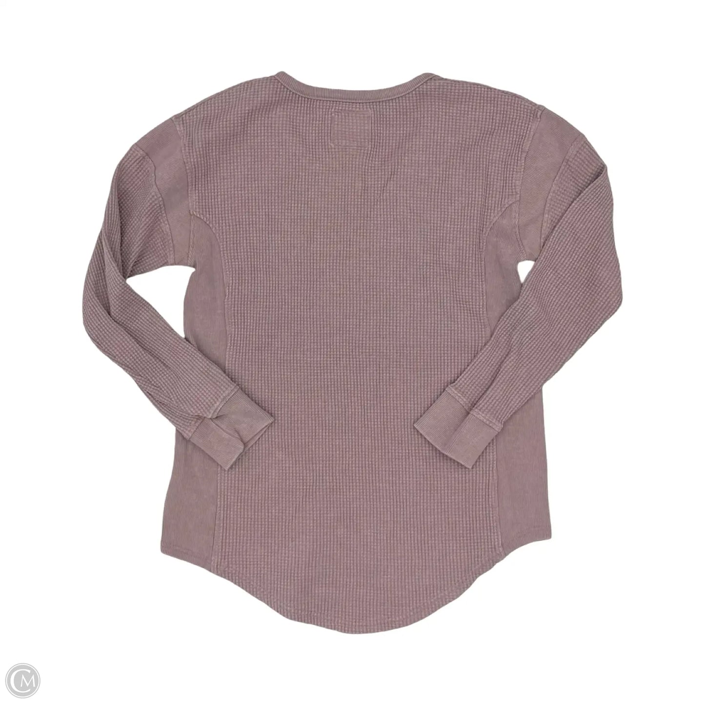 Top Long Sleeve By C And C In Mauve, Size: M