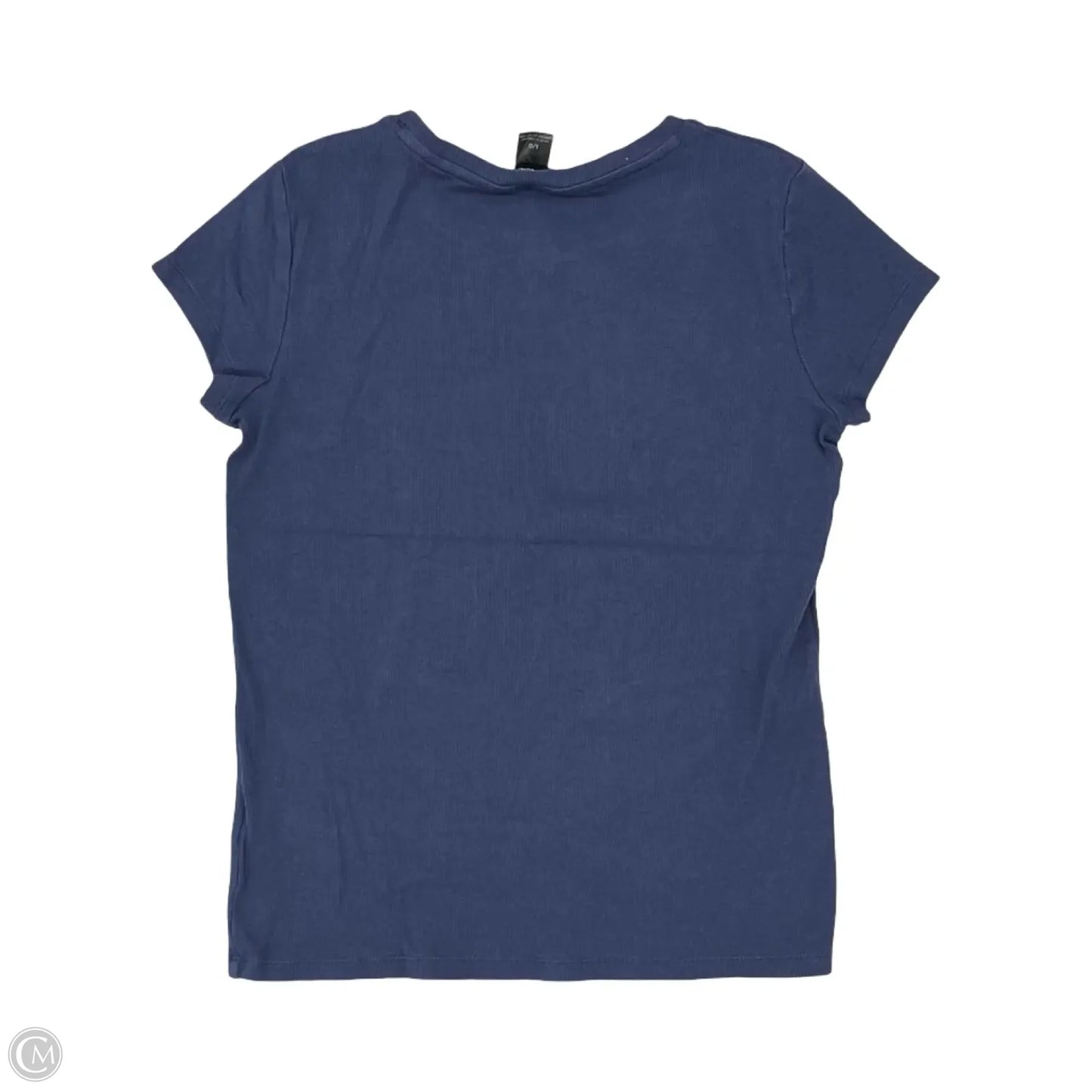 Top Short Sleeve Basic By Club Monaco In Blue, Size: L