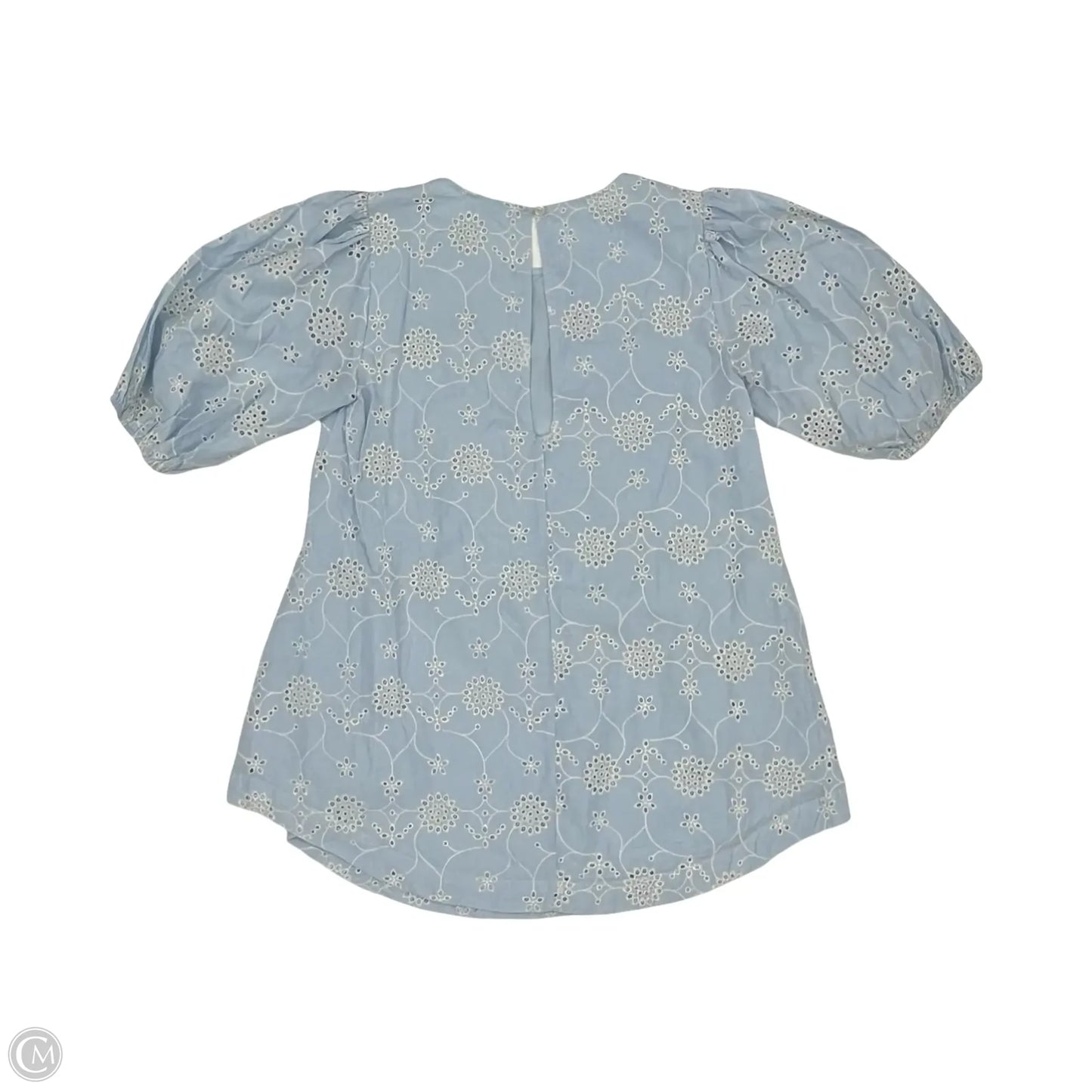 Dress Party Short By Clothes Mentor In Blue & White, Size: M