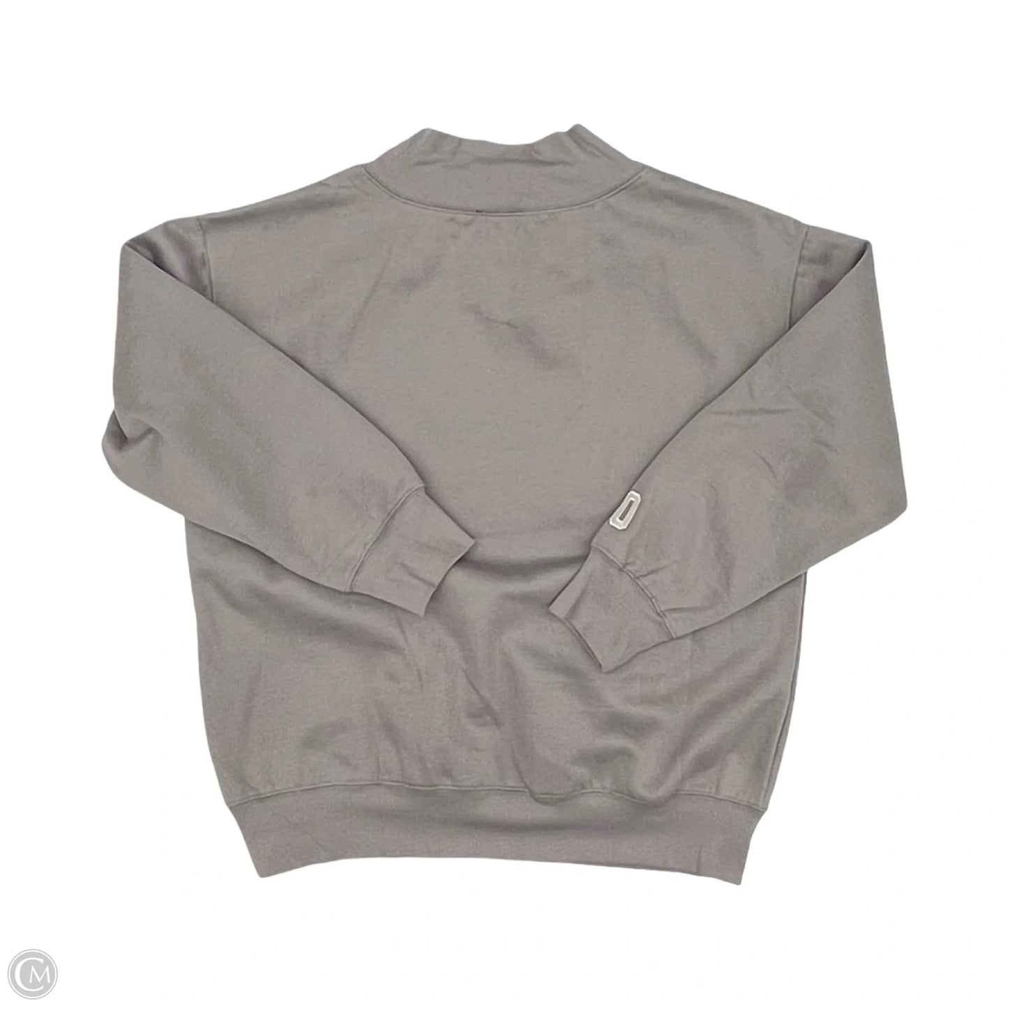 Sweatshirt Collar By Cmb In Grey, Size: M