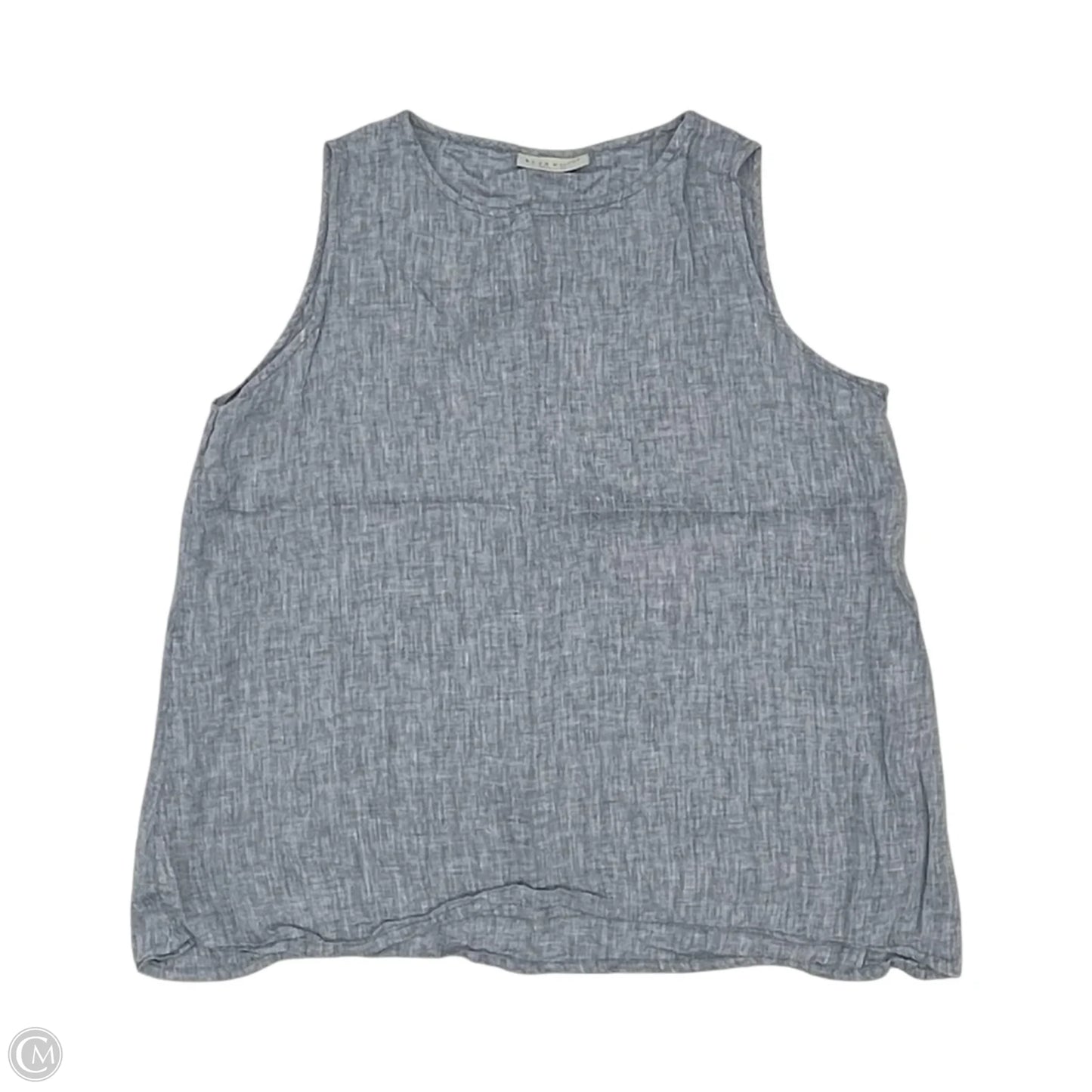 Blouse Sleeveless By Bryn Walker In Blue, Size: Xl