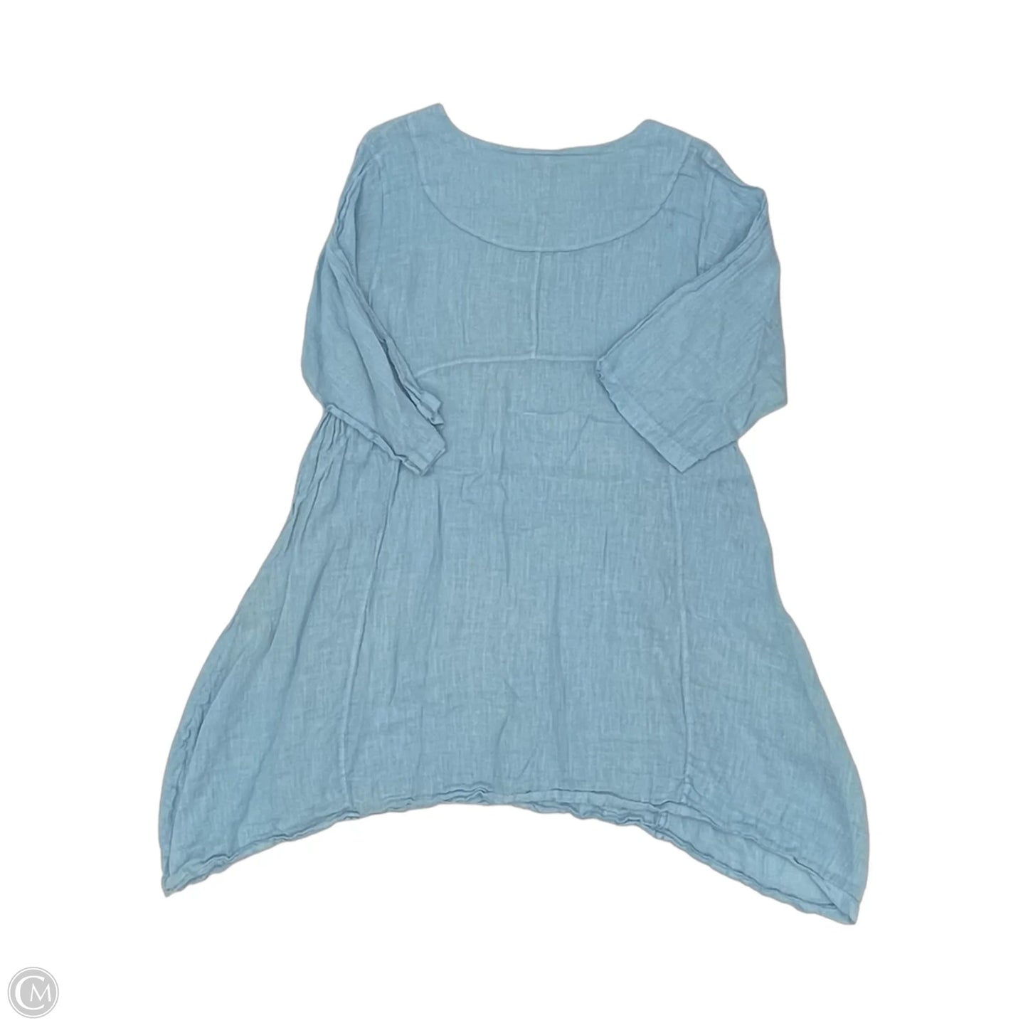 Tunic 3/4 Sleeve By Cmc In Blue, Size: M