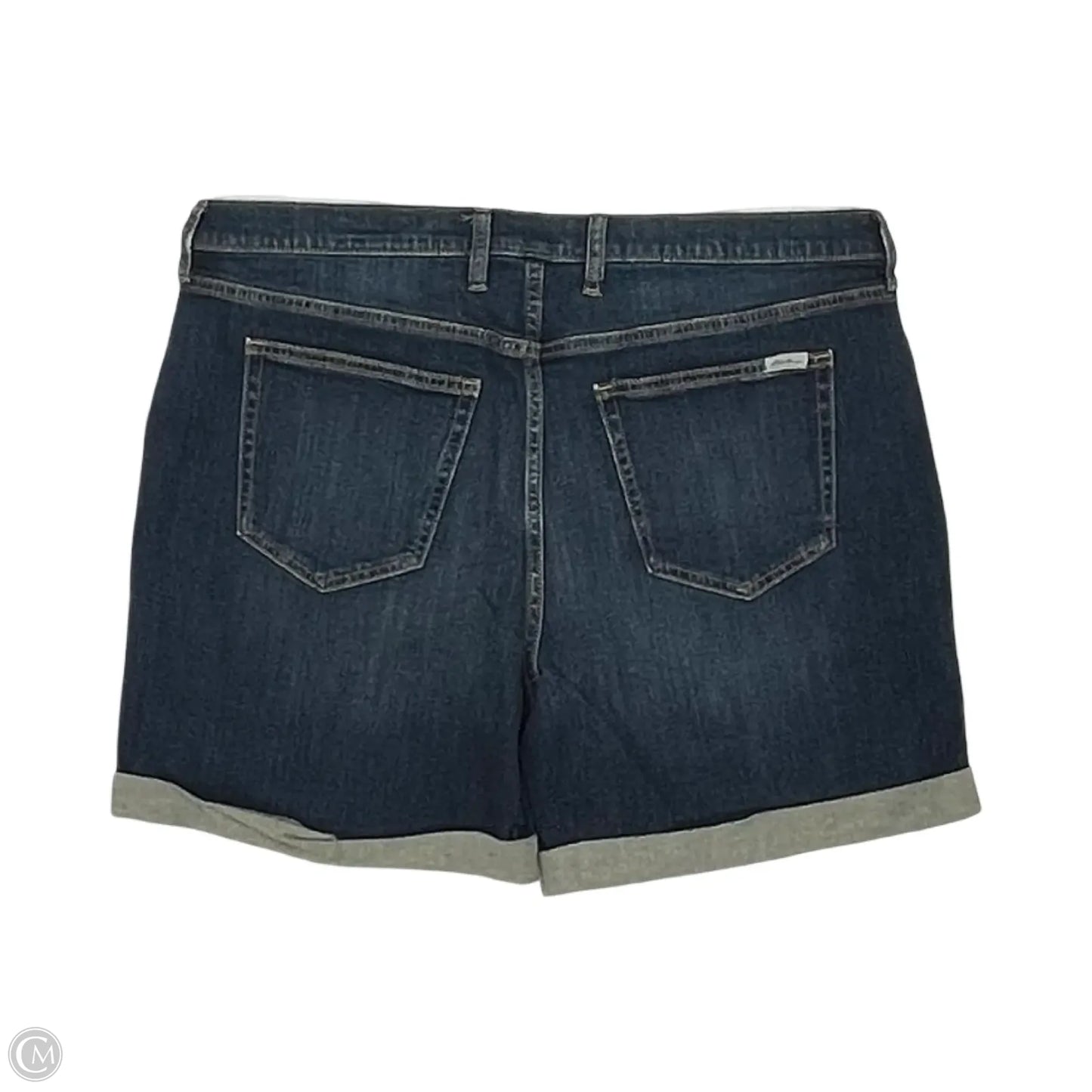 Shorts By Eddie Bauer In Blue Denim, Size: 14