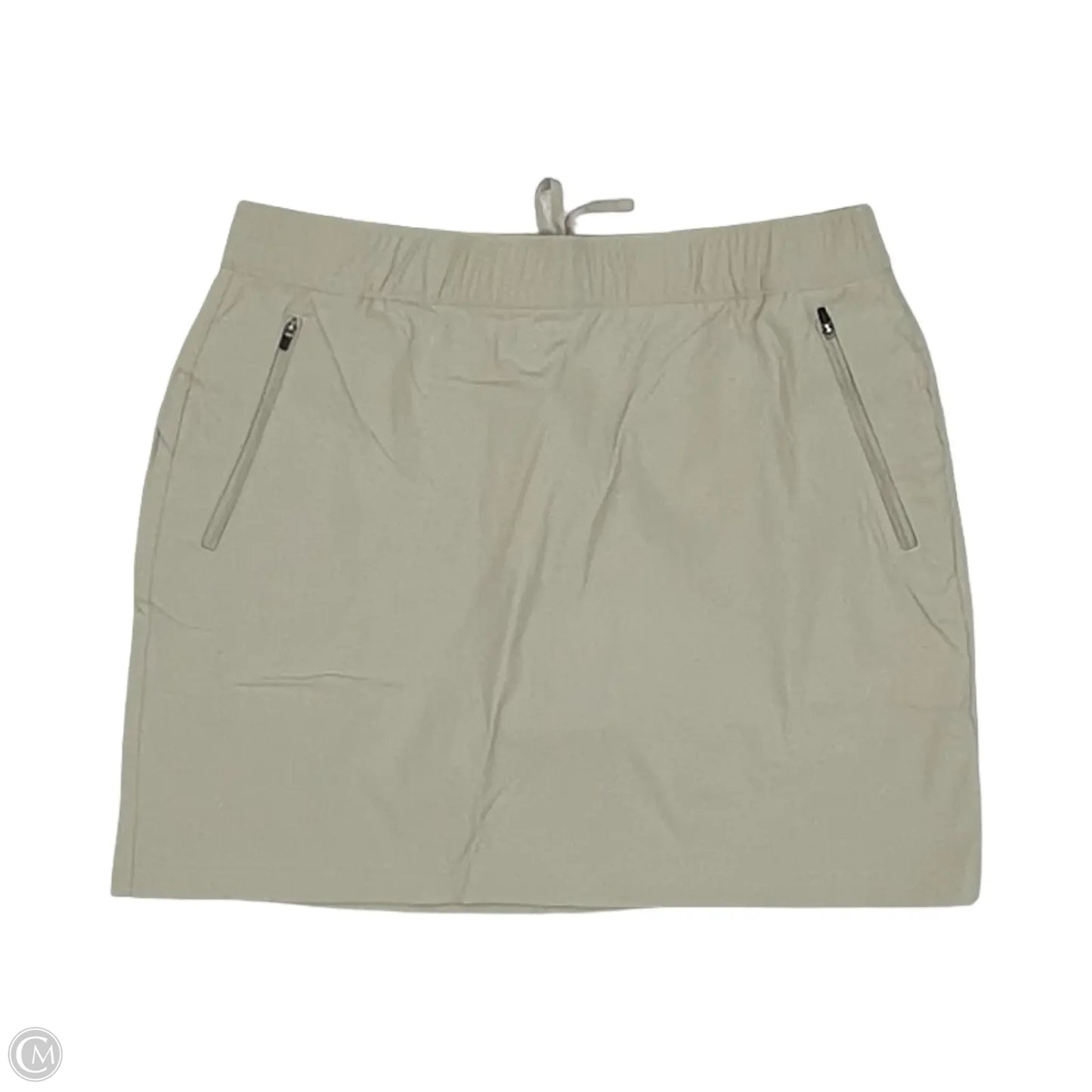 Athletic Skort By Eddie Bauer In Tan, Size: 14