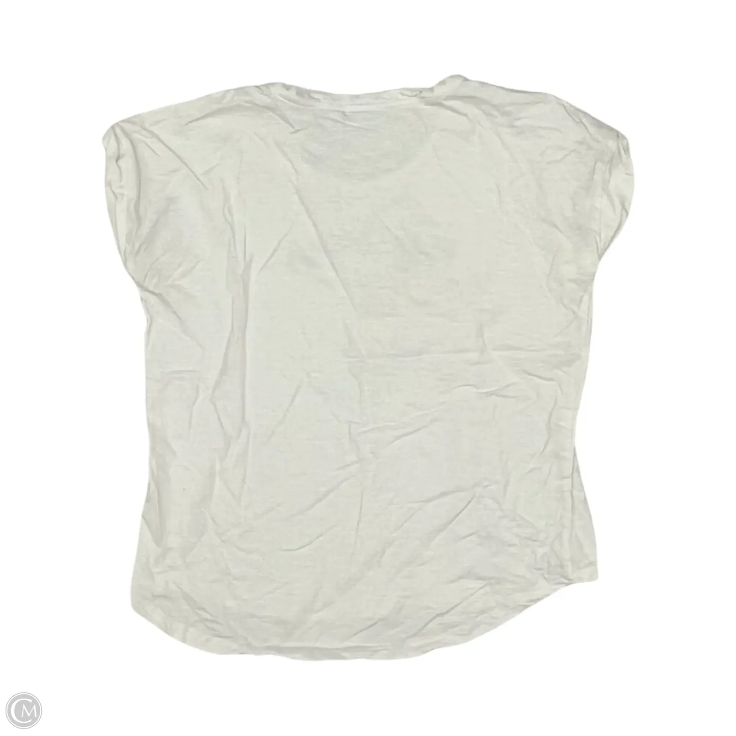 Top Short Sleeve By Clothes Mentor In White, Size: Xl