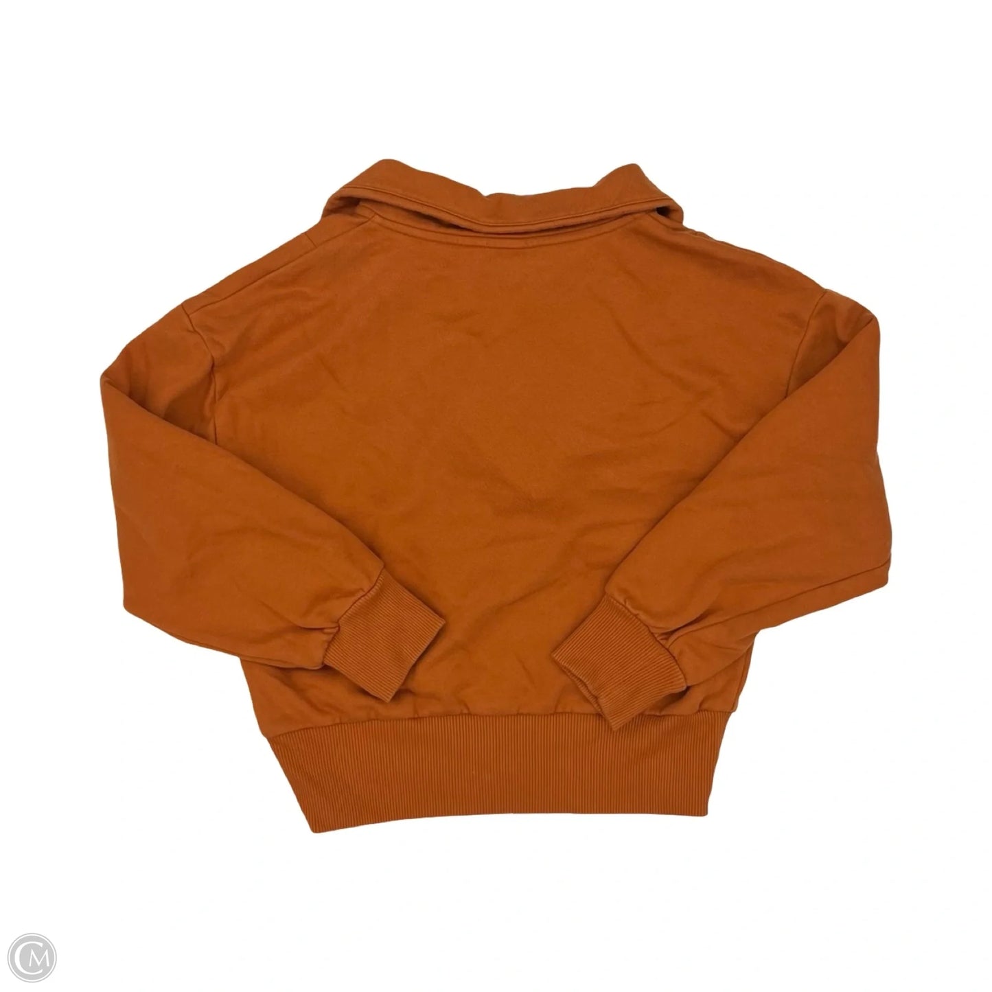 Sweatshirt Collar By A New Day In Orange, Size: S