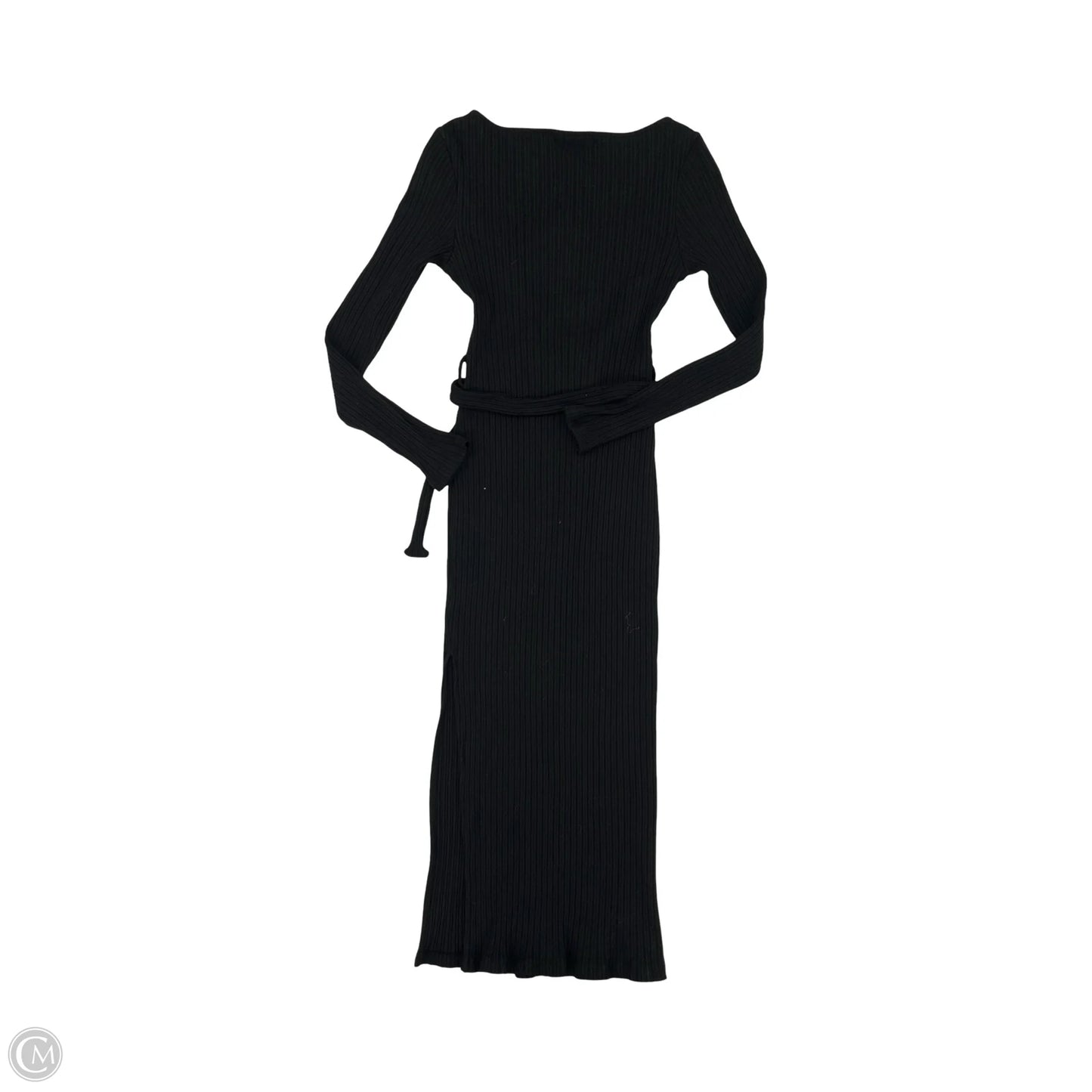 Dress Casual Midi By Top Shop In Black, Size: 6