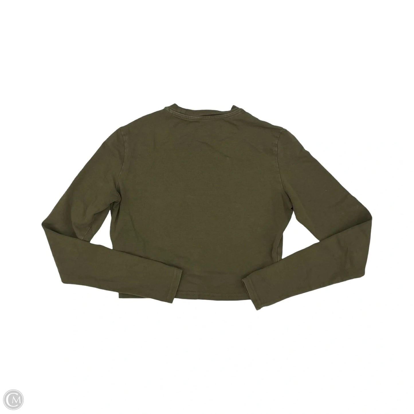 Top Long Sleeve By Dickies In Green, Size: S