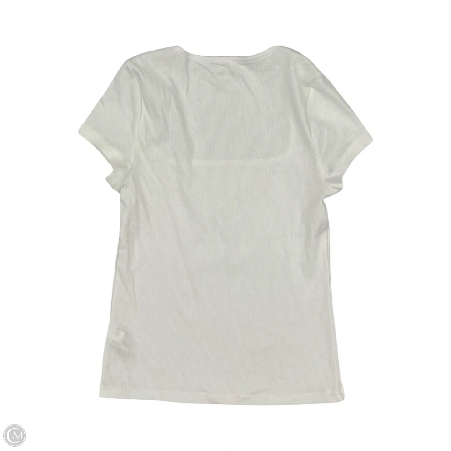 Top Short Sleeve Basic By Old Navy In White, Size: S