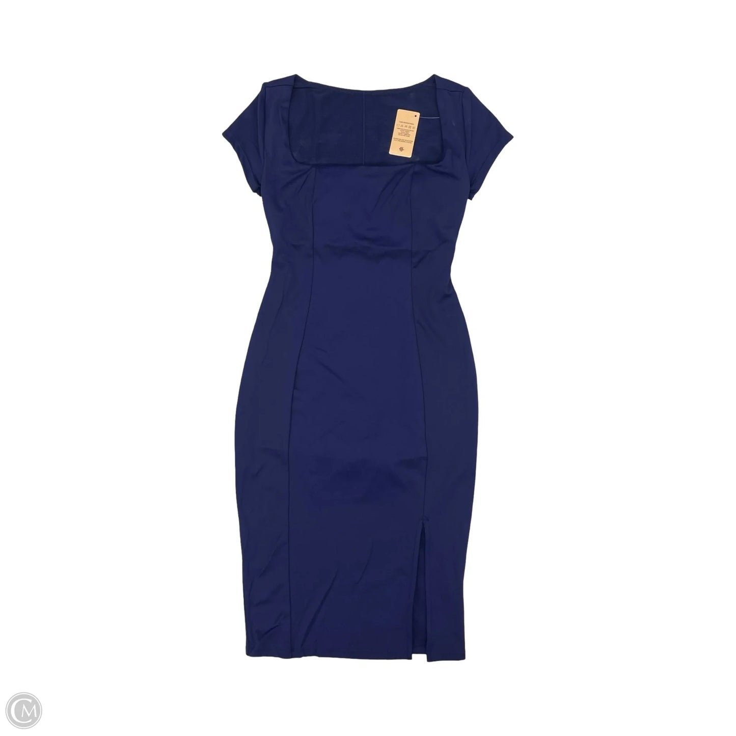 Dress Casual Midi By Clothes Mentor In Blue, Size: S