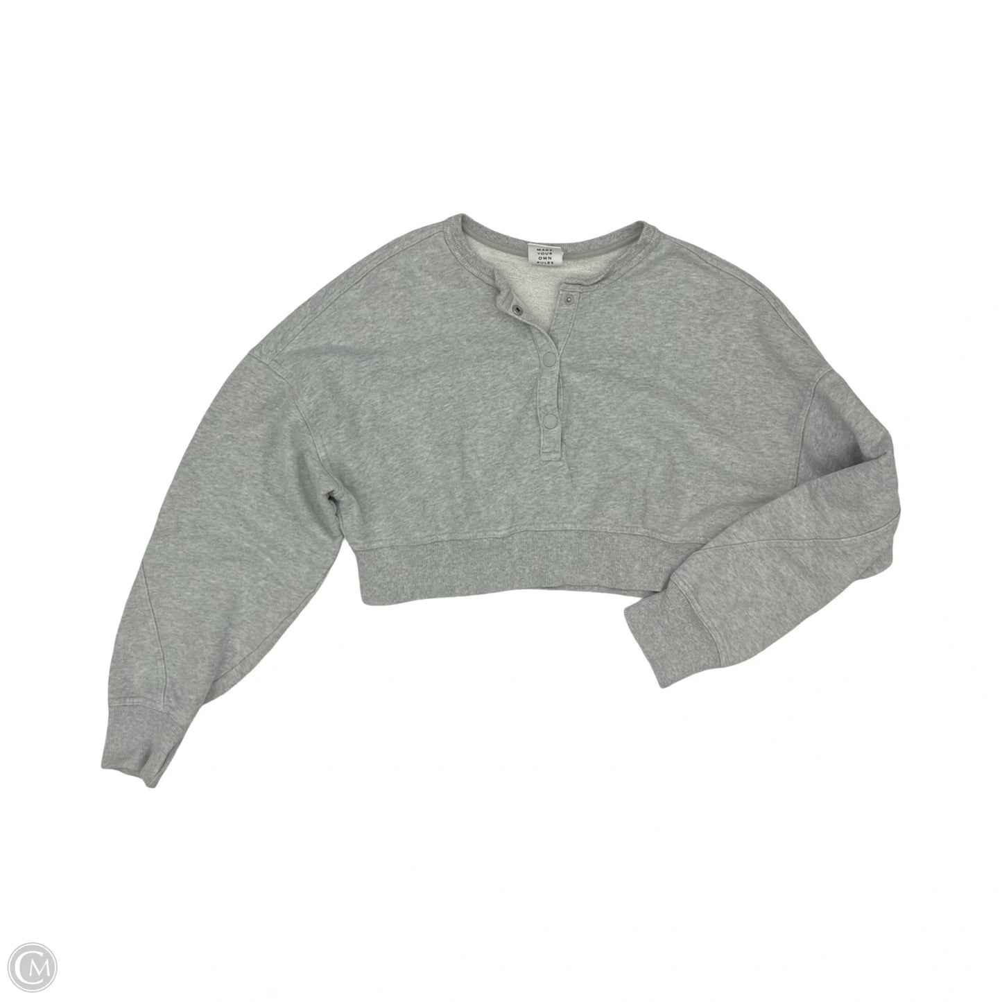 Sweatshirt Crewneck By Aerie In Grey, Size: Xs