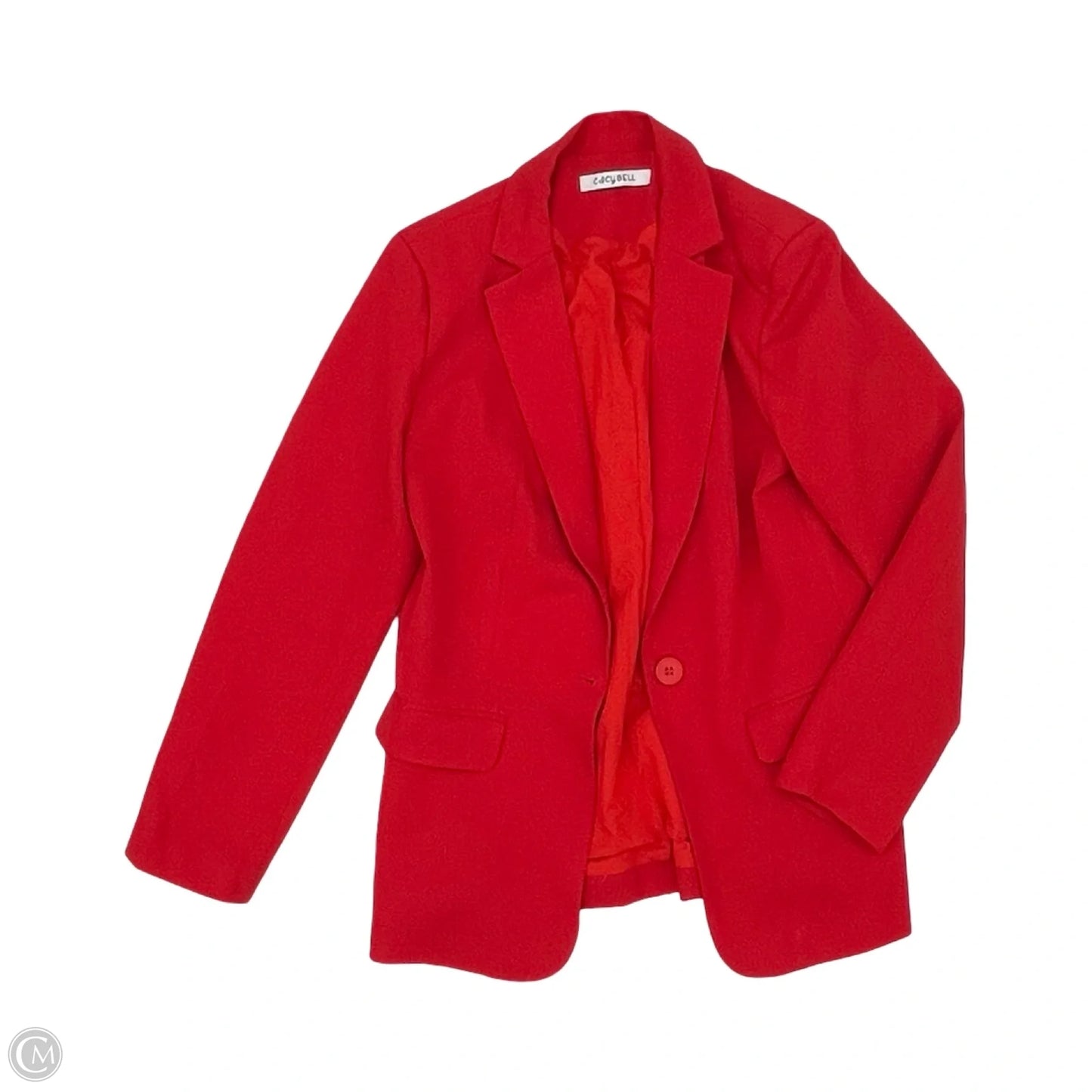Blazer By Clothes Mentor In Red, Size: M