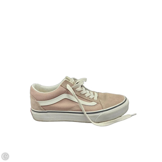 Shoes Sneakers By Vans In Pink, Size: 7.5