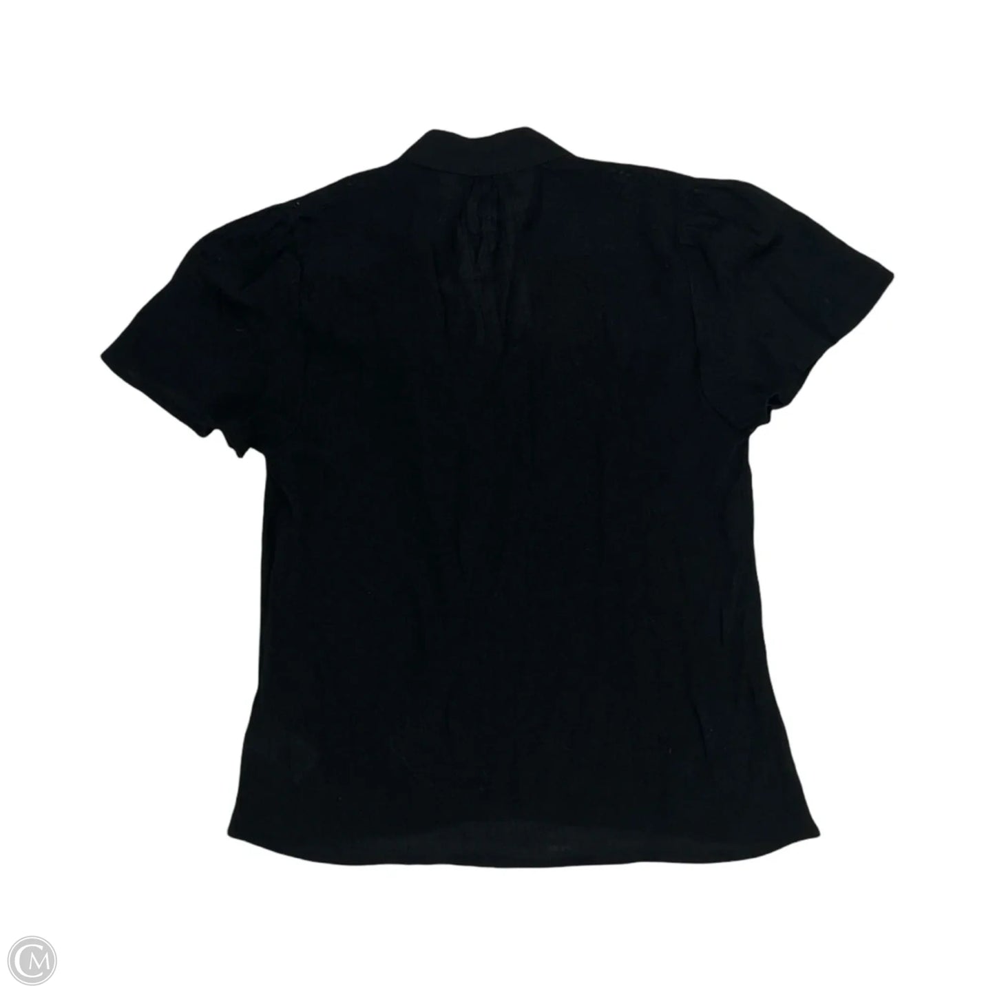 Blouse Short Sleeve By Nanette By Nanette Lepore In Black, Size: S