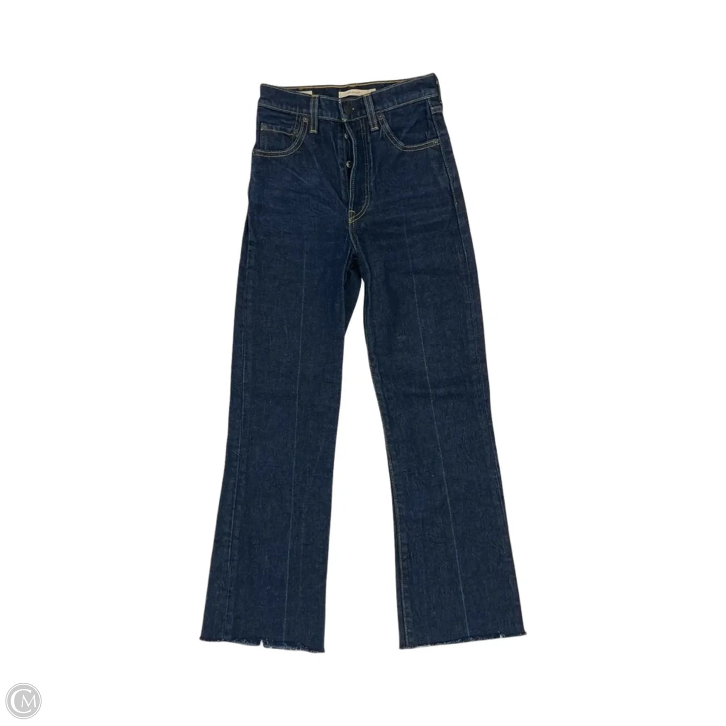 Jeans Boot Cut By Levis In Blue Denim, Size: 00
