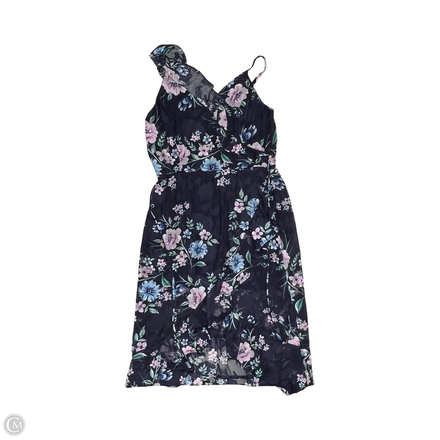 Dress Party Long By Clothes Mentor In Navy, Size: Lp