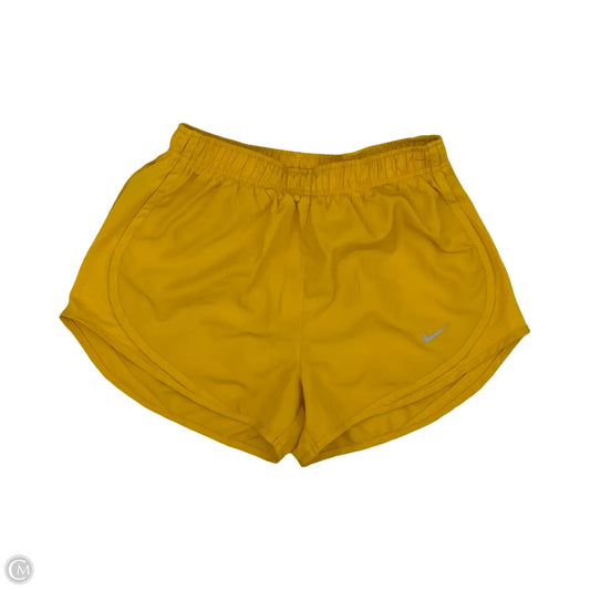 Athletic Shorts By Nike Apparel In Yellow, Size: S