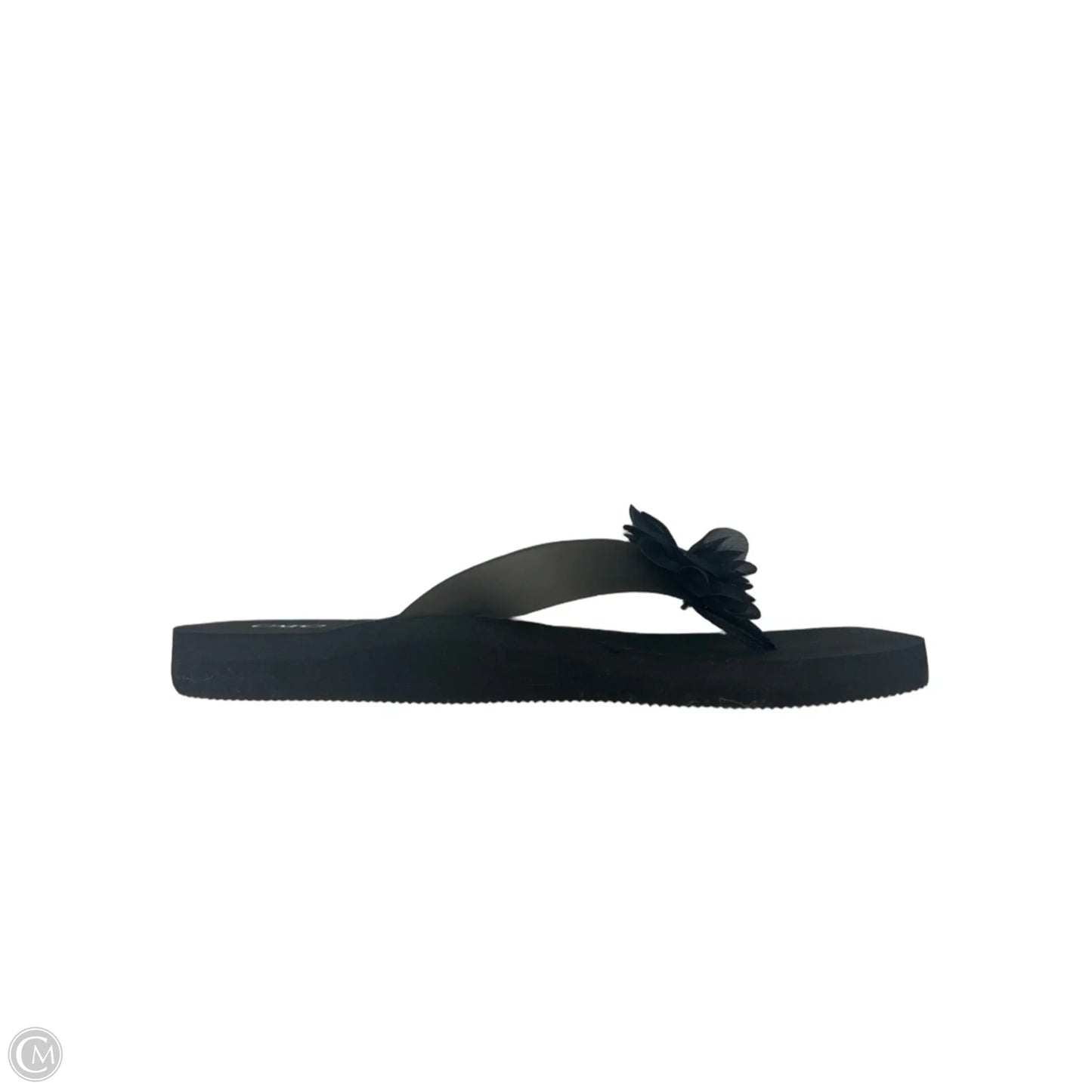 Sandals Flip Flops By Cato In Black, Size: 10