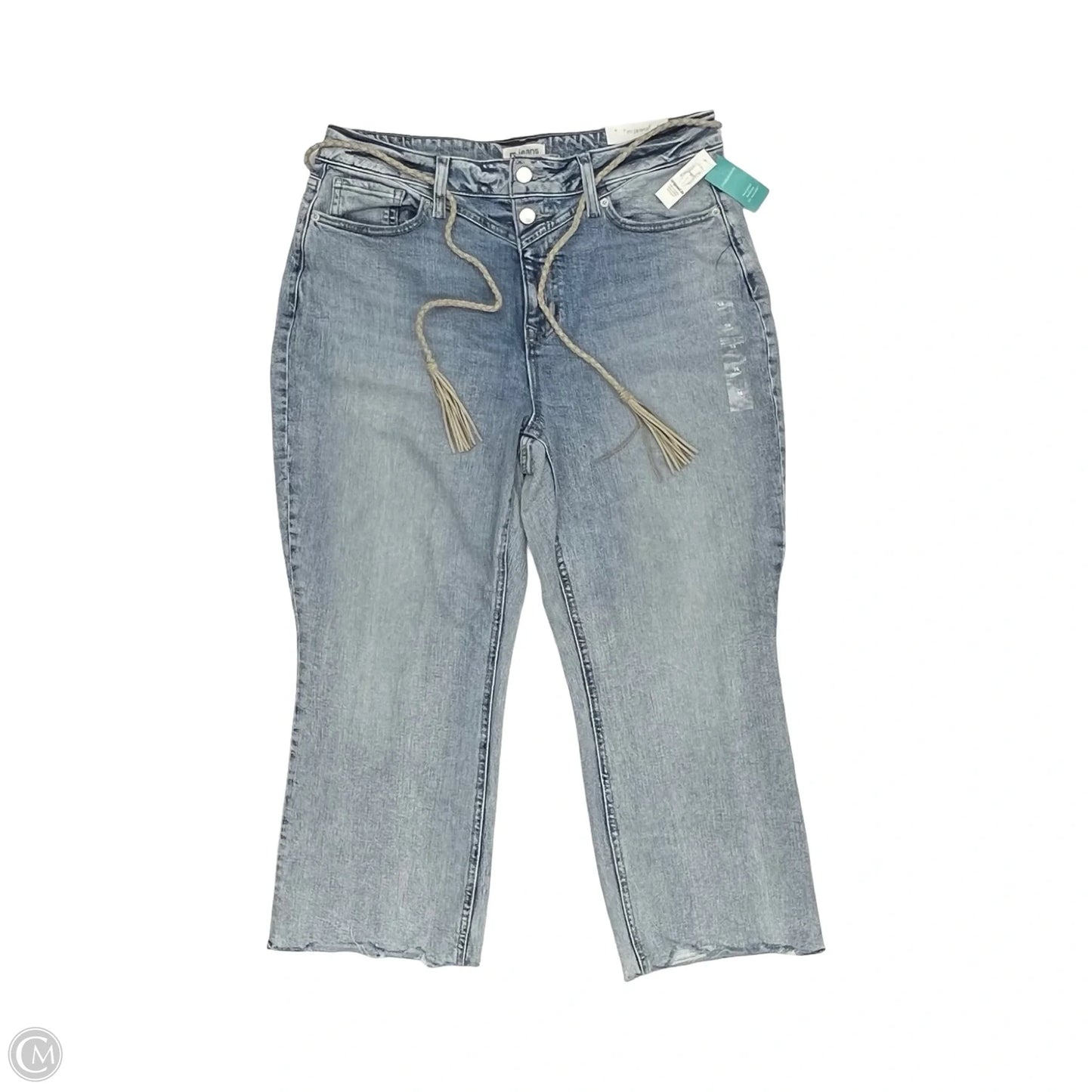 Jeans Straight By Maurices In Blue Denim, Size: 16