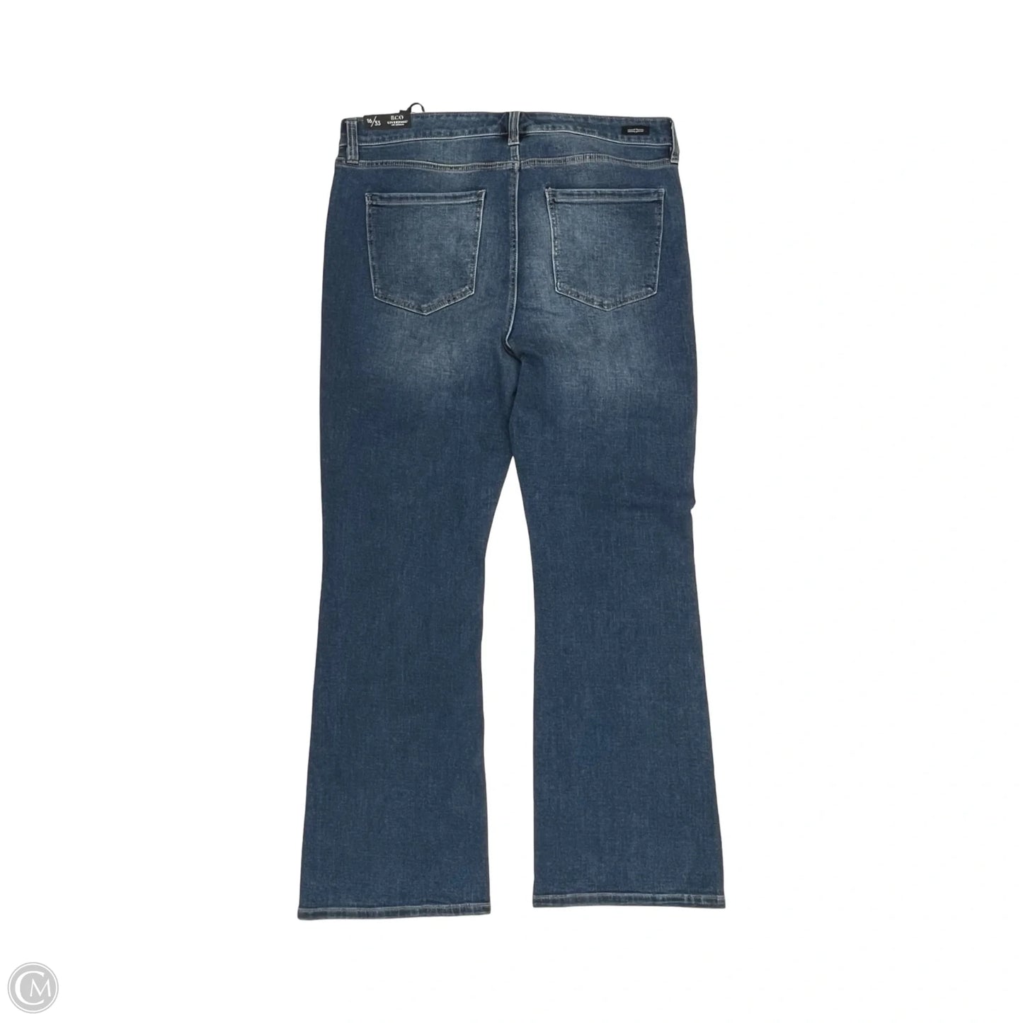 Jeans Boot Cut By Liverpool In Blue Denim, Size: 16