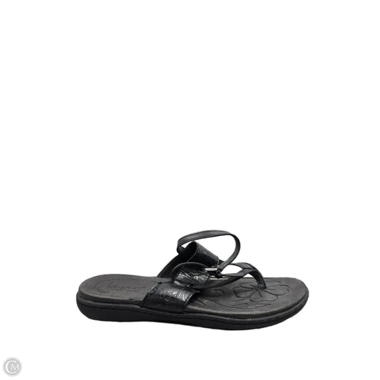 Sandals Flats By Boc In Black, Size: 9