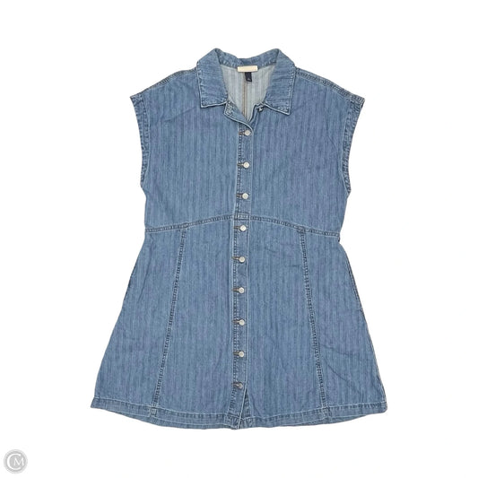 Dress Casual Short By Universal Thread In Blue Denim, Size: Xl