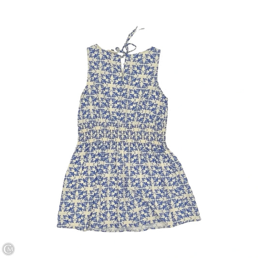 Dress Casual Short By Universal Thread In Blue & White, Size: Xl