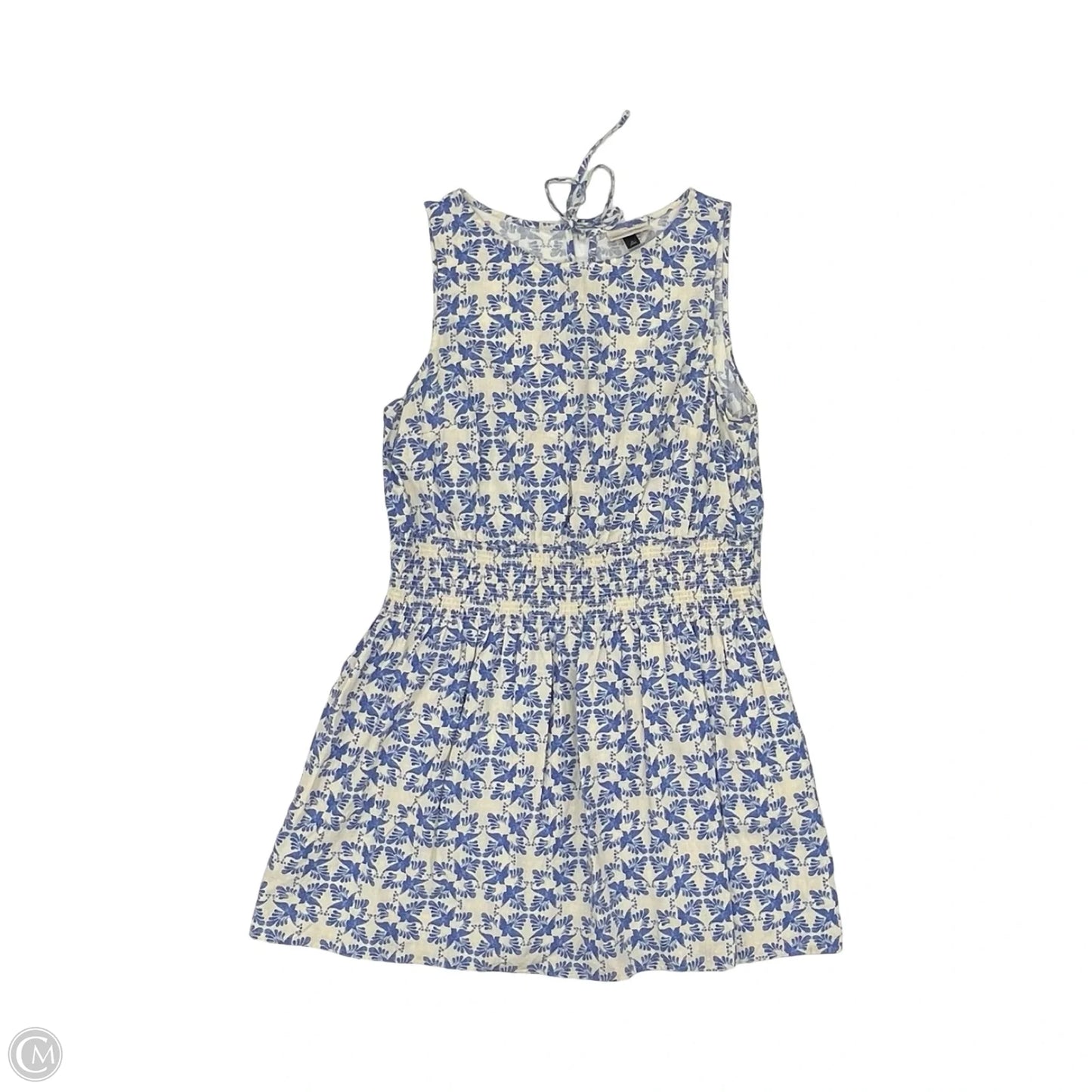 Dress Casual Short By Universal Thread In Blue & White, Size: Xl