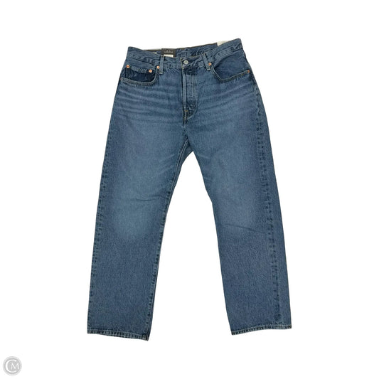 Jeans Straight By Levis In Blue Denim, Size: 0
