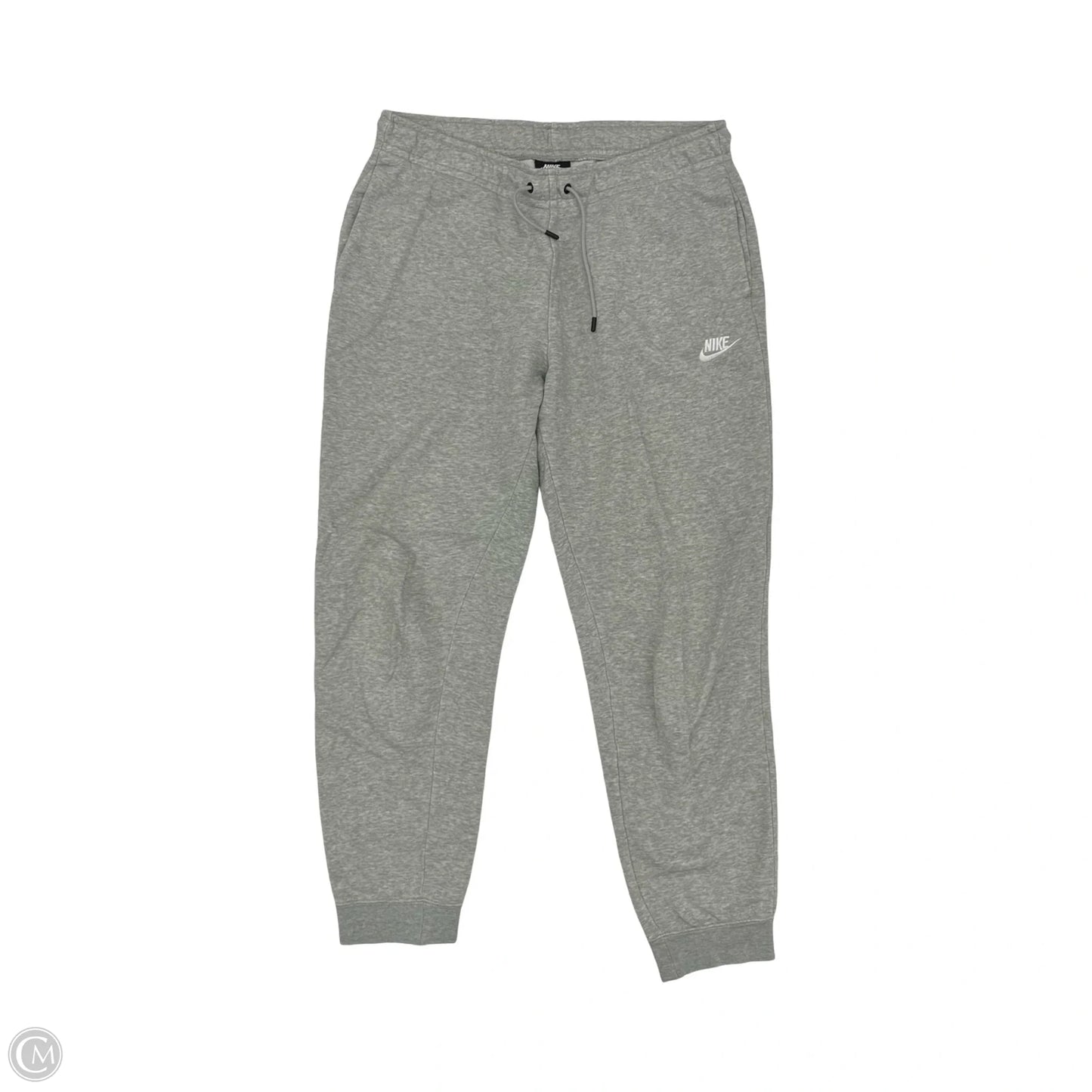 Athletic Pants By Nike Apparel In Grey, Size: M